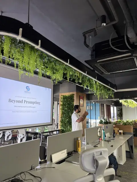 Beyond Prompting session slide at Impero IT Services